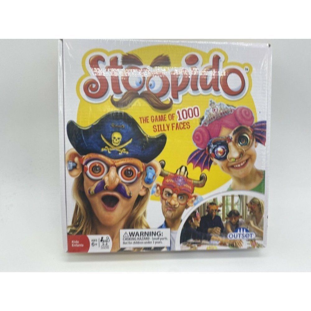 Stoopido - the Game of 1000 Silly Faces - Includes 25 Double-Sided Face Masks